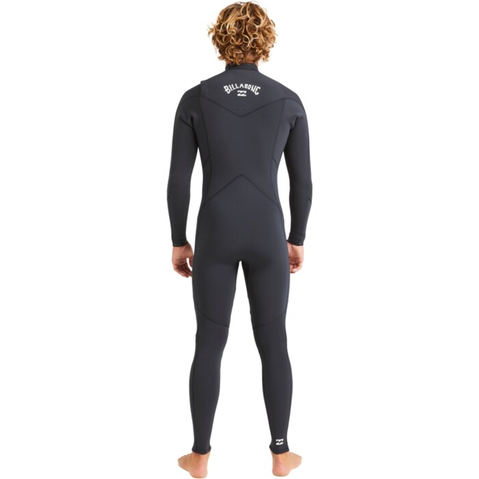 2024 Billabong Mens Absolute Natural 3/2mm Chest Zip Wetsuit ABYW100257 - Black